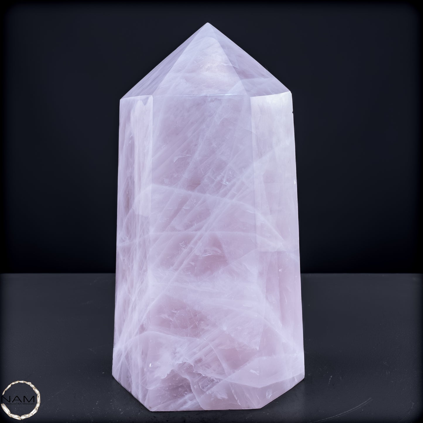 Natürlicher Großer Rosenquarz Obelisk aus Brasilien - 8291,22 g