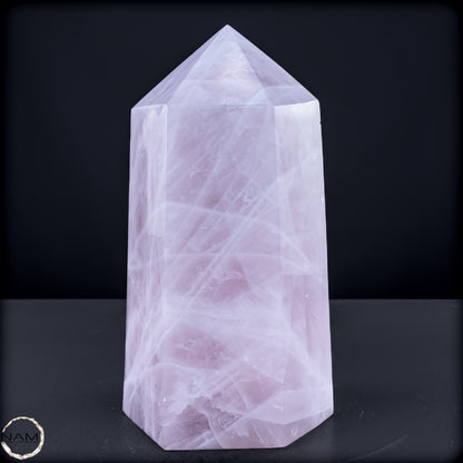 Natürlicher Großer Rosenquarz Obelisk aus Brasilien - 8291,22 g