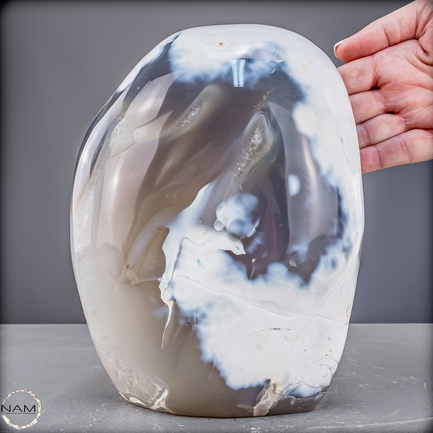 Natürliche Orca-Achat Kristall Freiform aus Brasilien - 4605,17 g