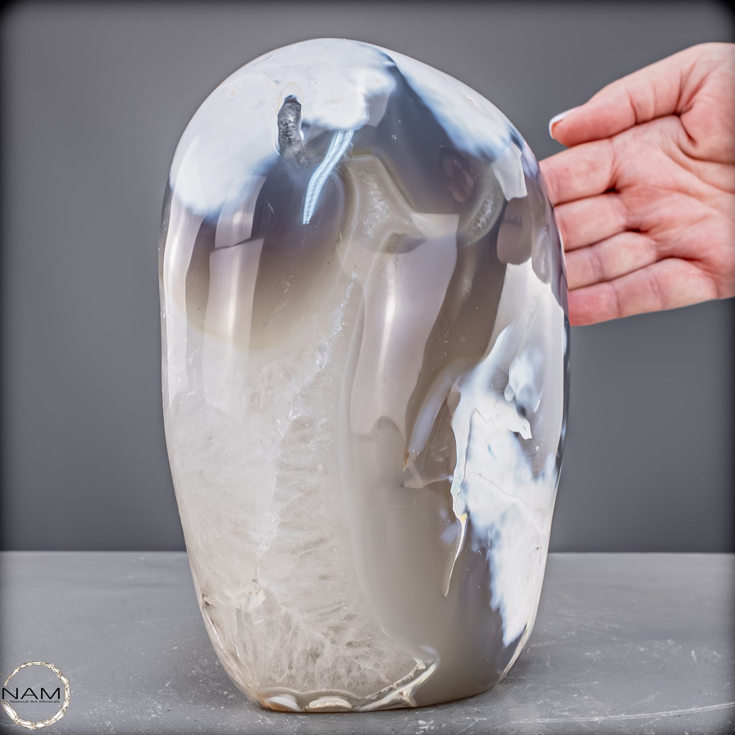 Natürliche Orca-Achat Kristall Freiform aus Brasilien - 4605,17 g