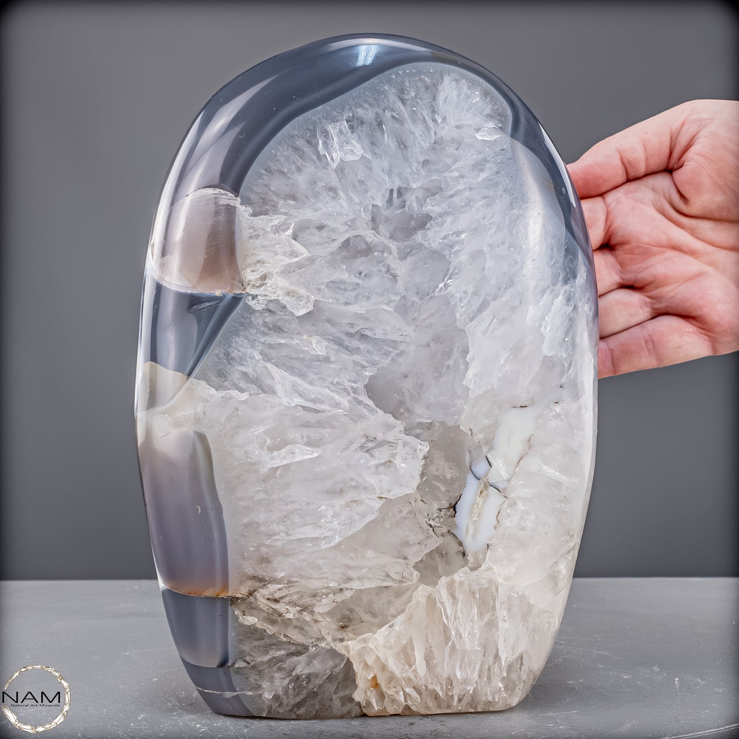 Natürliche Orca-Achat Kristall Freiform aus Brasilien - 4605,17 g