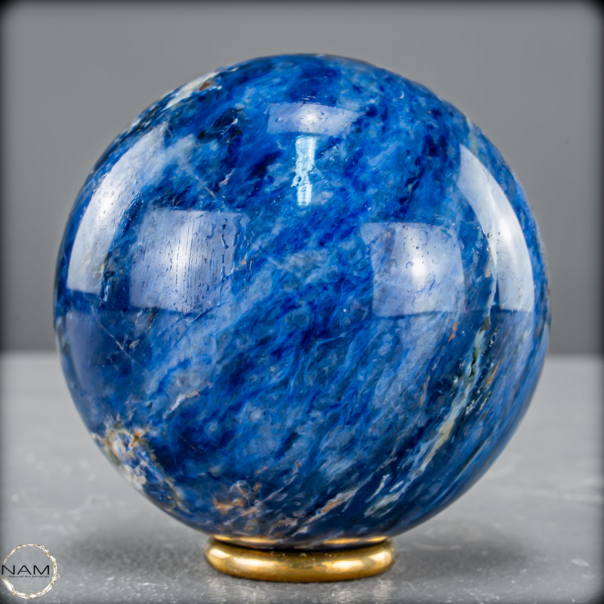 Natürliche Sodalith Kugel – 457,38 g - 72mm