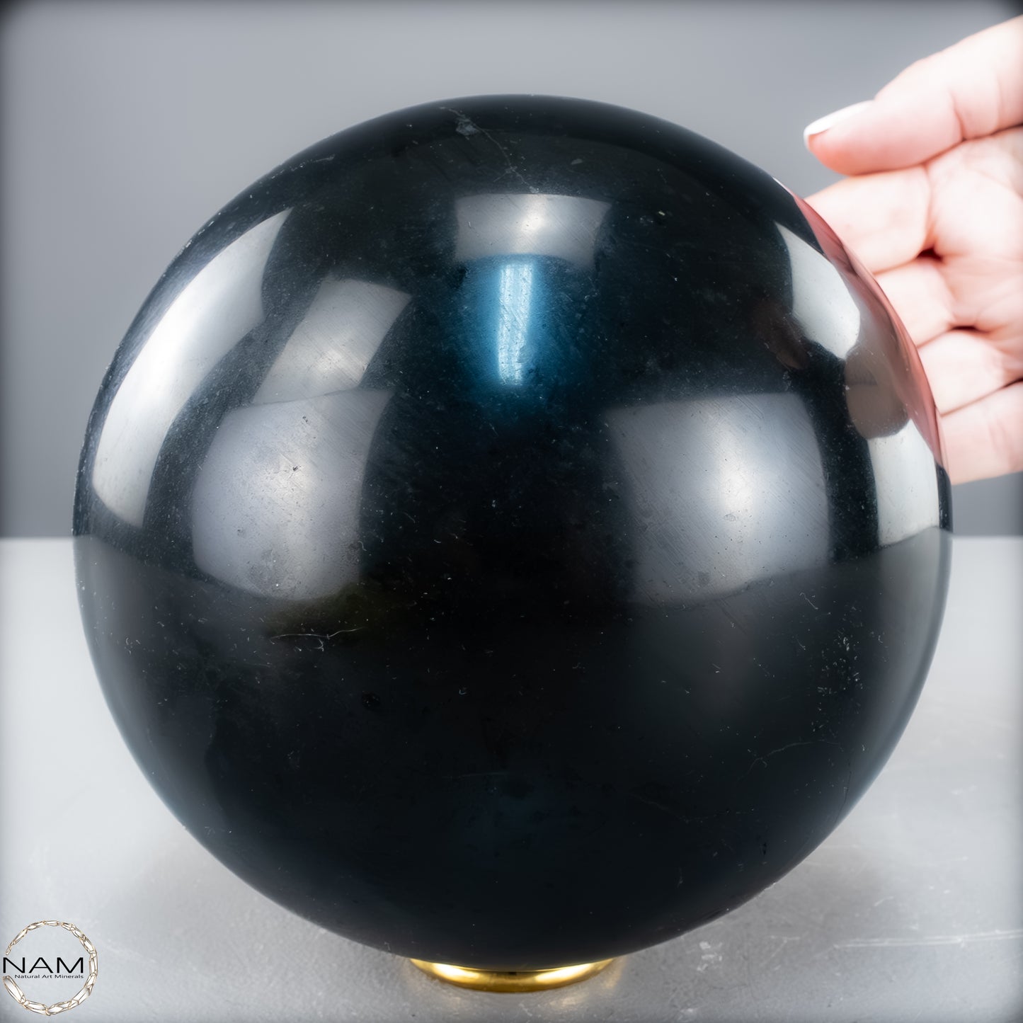 Schwarze Tourmalin-Kristall Kugel aus Brasilien - 5323,81 g