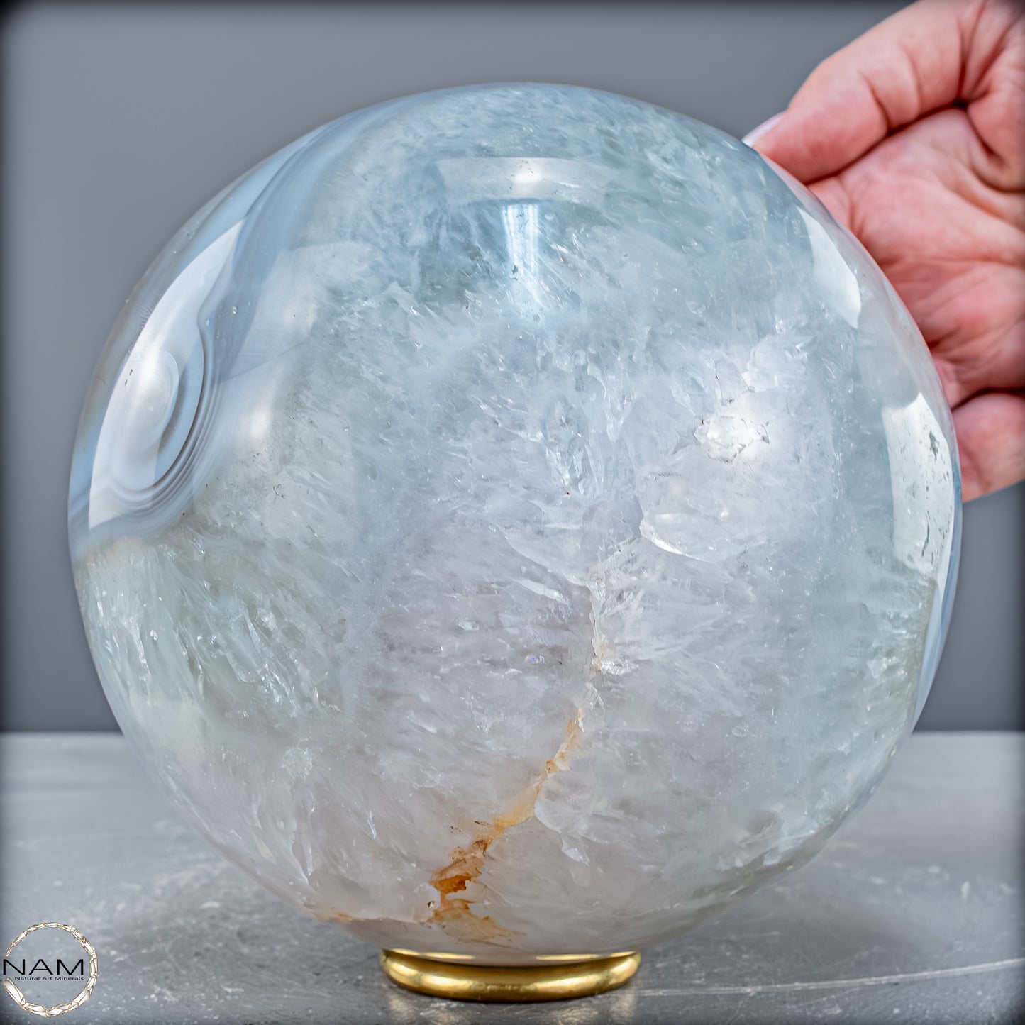 Natürliche Orca-Achat Kugel aus Brasilien - 3686,27 g