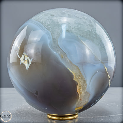 Natürliche Orca-Achat Kugel aus Brasilien - 3686,27 g