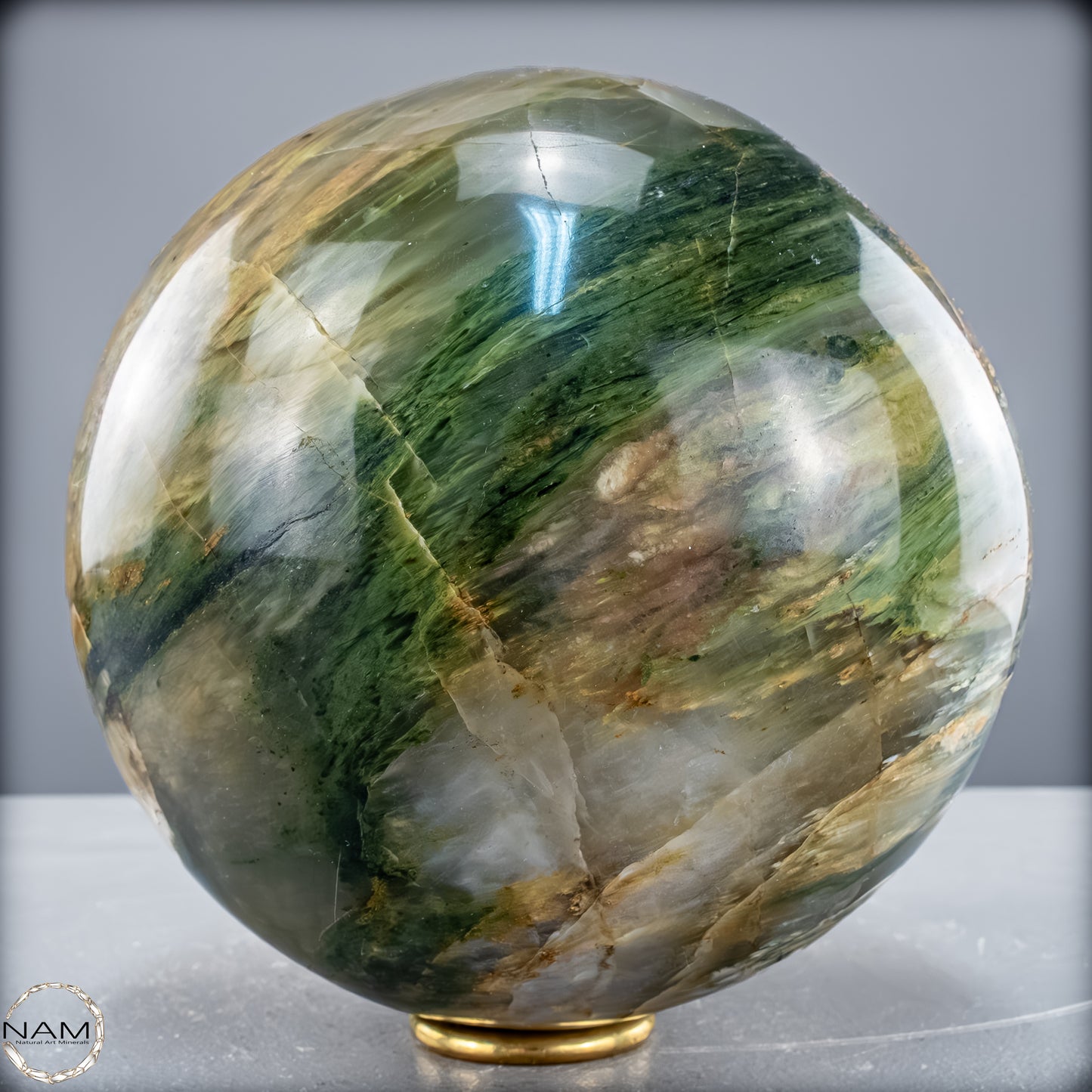 Natürliche Grüne-Quarzkristall Kugel aus Brasilien - 5897,26 g