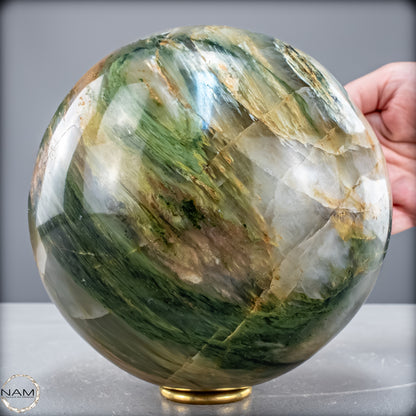 Natürliche Grüne-Quarzkristall Kugel aus Brasilien - 5897,26 g