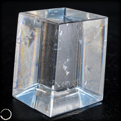 Selten Optischer Calzit-Kristall mit Regenbogen - Inclusionen - 147,95g