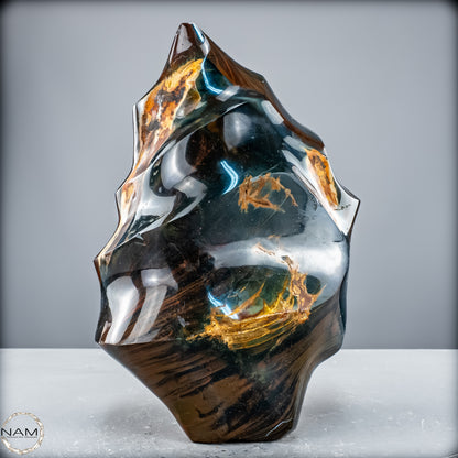 Sehr Große Natürliche Achat-Jaspis und Quarz Kristall-Flamme - 4700,17 g