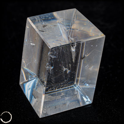 Selten Optischer Calzit-Kristall mit Regenbogen - Inclusionen - 147,95g