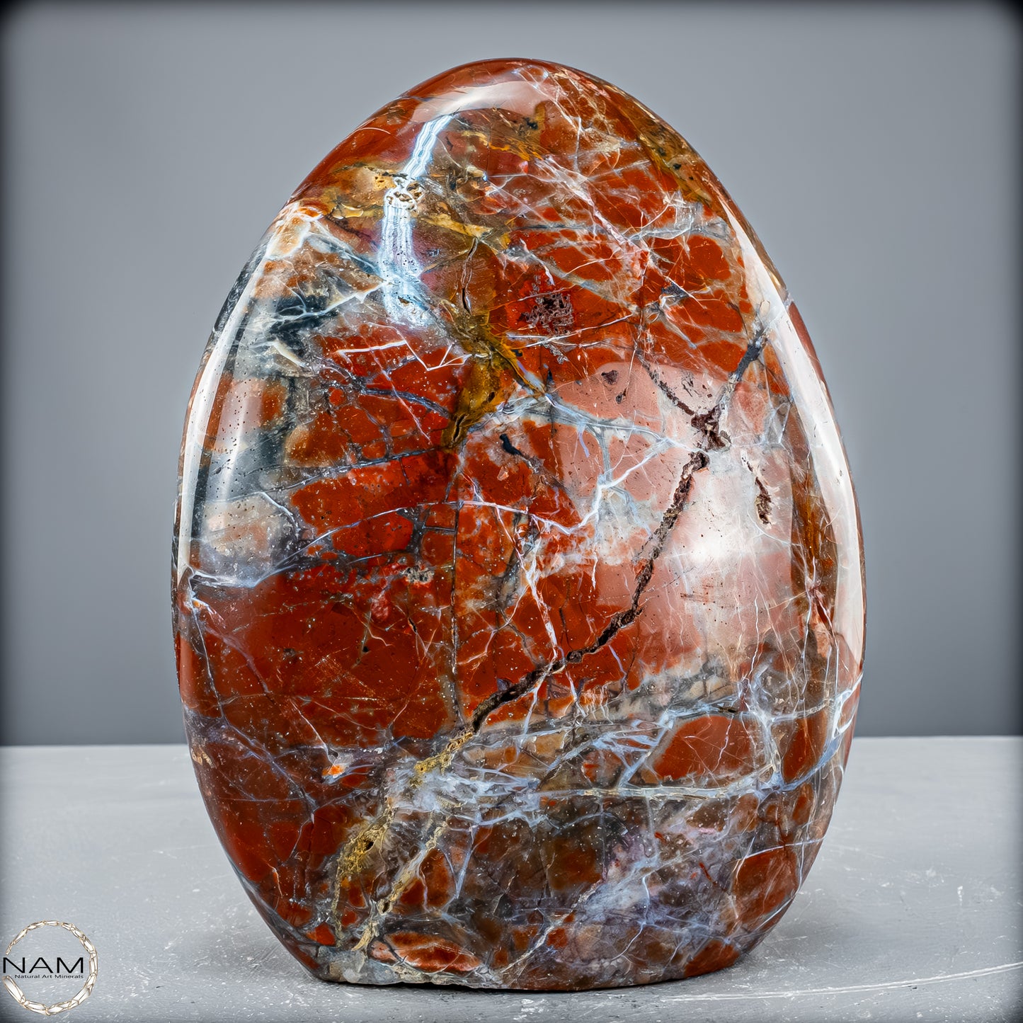 Natürliche rote Jaspis-Freiform - 3211,68 g