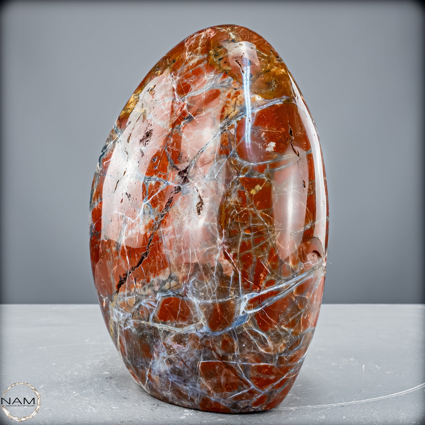 Natürliche rote Jaspis-Freiform - 3211,68 g