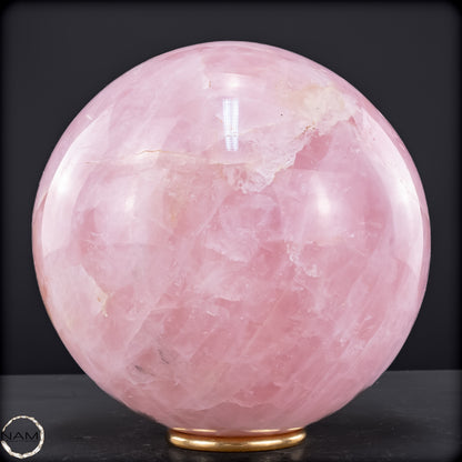 Natürliche Rosenquarz Kristall-Kugel aus Brasilien - 7440,47 g - 164mm