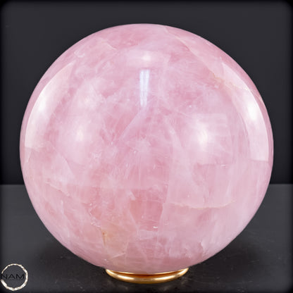 Natürliche Rosenquarz Kristall-Kugel aus Brasilien - 7440,47 g - 164mm