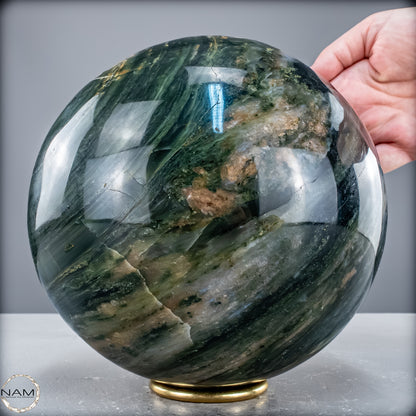 Natürliche Grüne-Quarzkristall Kugel aus Brasilien - 9127,82 g