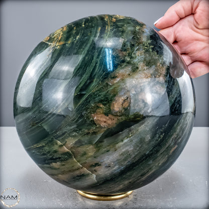 Natürliche Grüne-Quarzkristall Kugel aus Brasilien - 9127,82 g