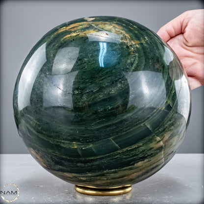 Natürliche Grüne-Quarzkristall Kugel aus Brasilien - 9127,82 g