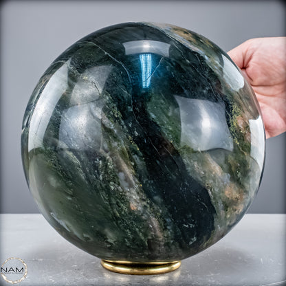 Natürliche Grüne-Quarzkristall Kugel aus Brasilien - 9127,82 g