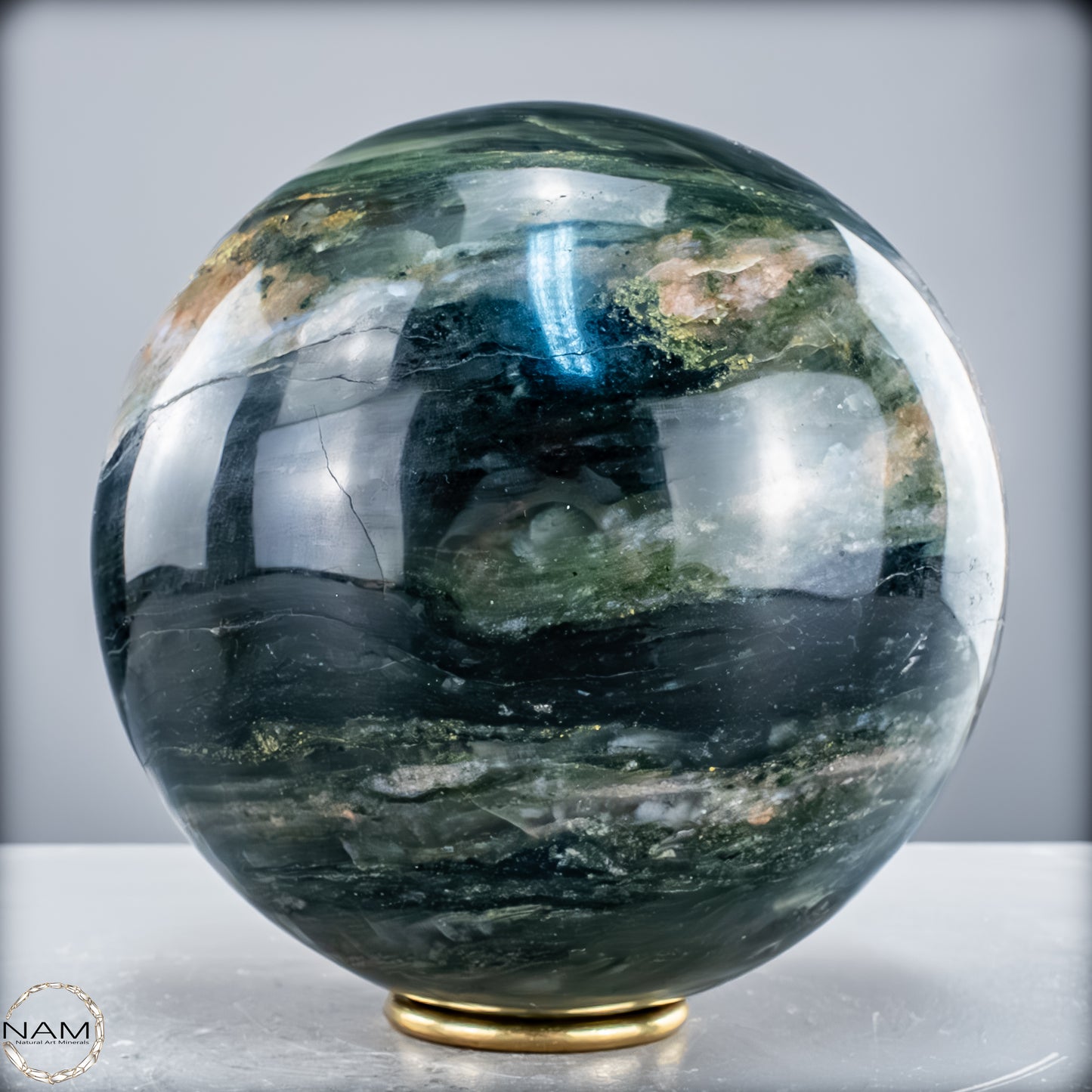 Natürliche Grüne-Quarzkristall Kugel aus Brasilien - 9127,82 g