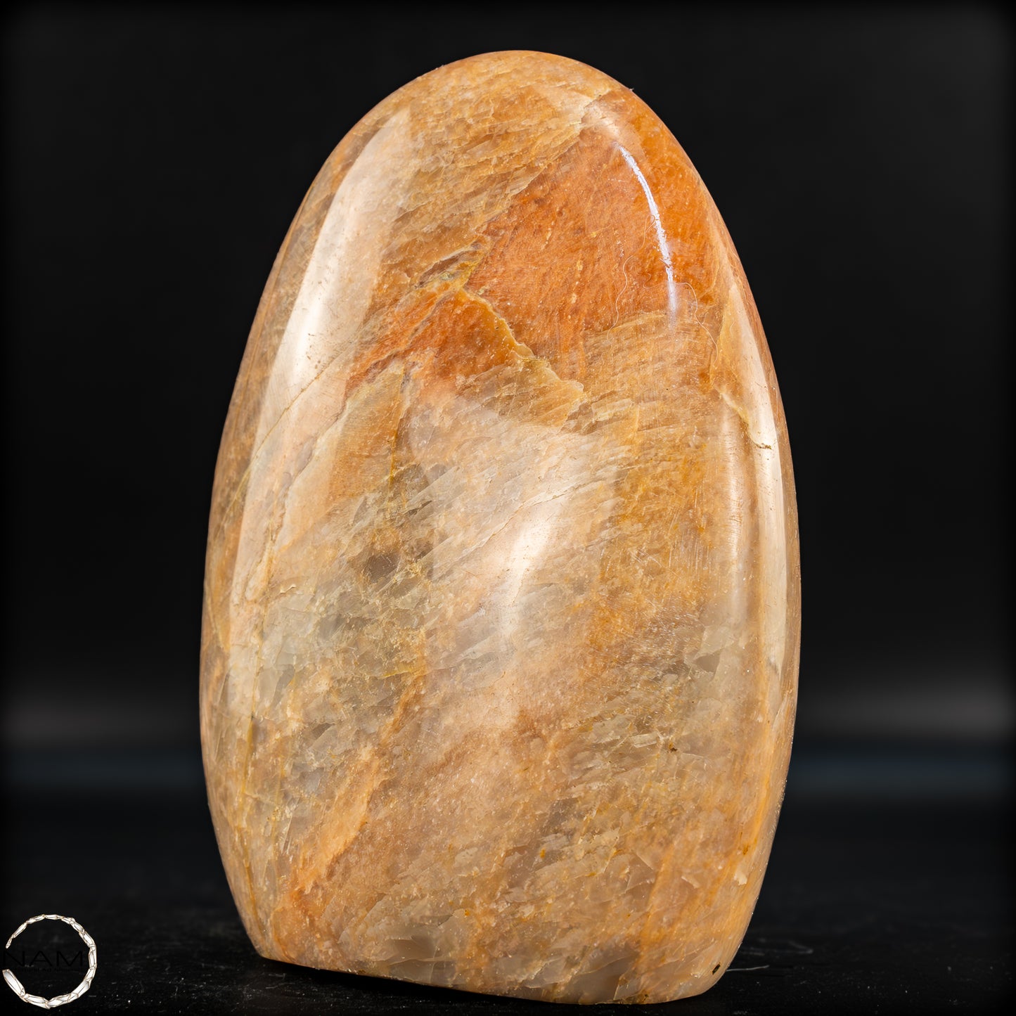 Natürliche Pfirsich-Mondstein Freiform - 1231,25g