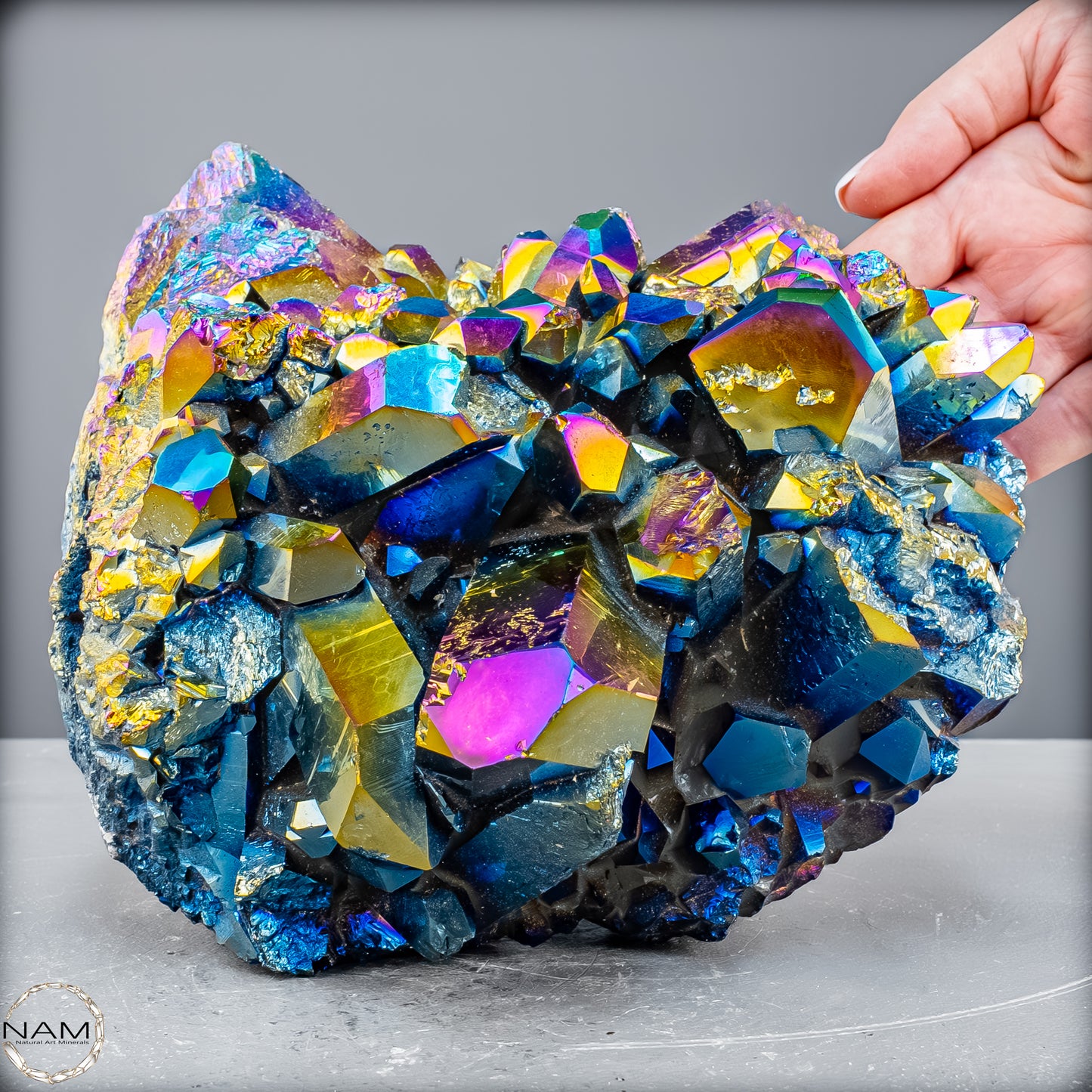 Titanium Aura Quarz – Schillernde Energie der Transformation – 4300,73 g