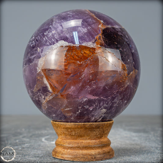 Natürliche Amethyst-Kristall Kugel, Brasilien - 688,07g - 79mm