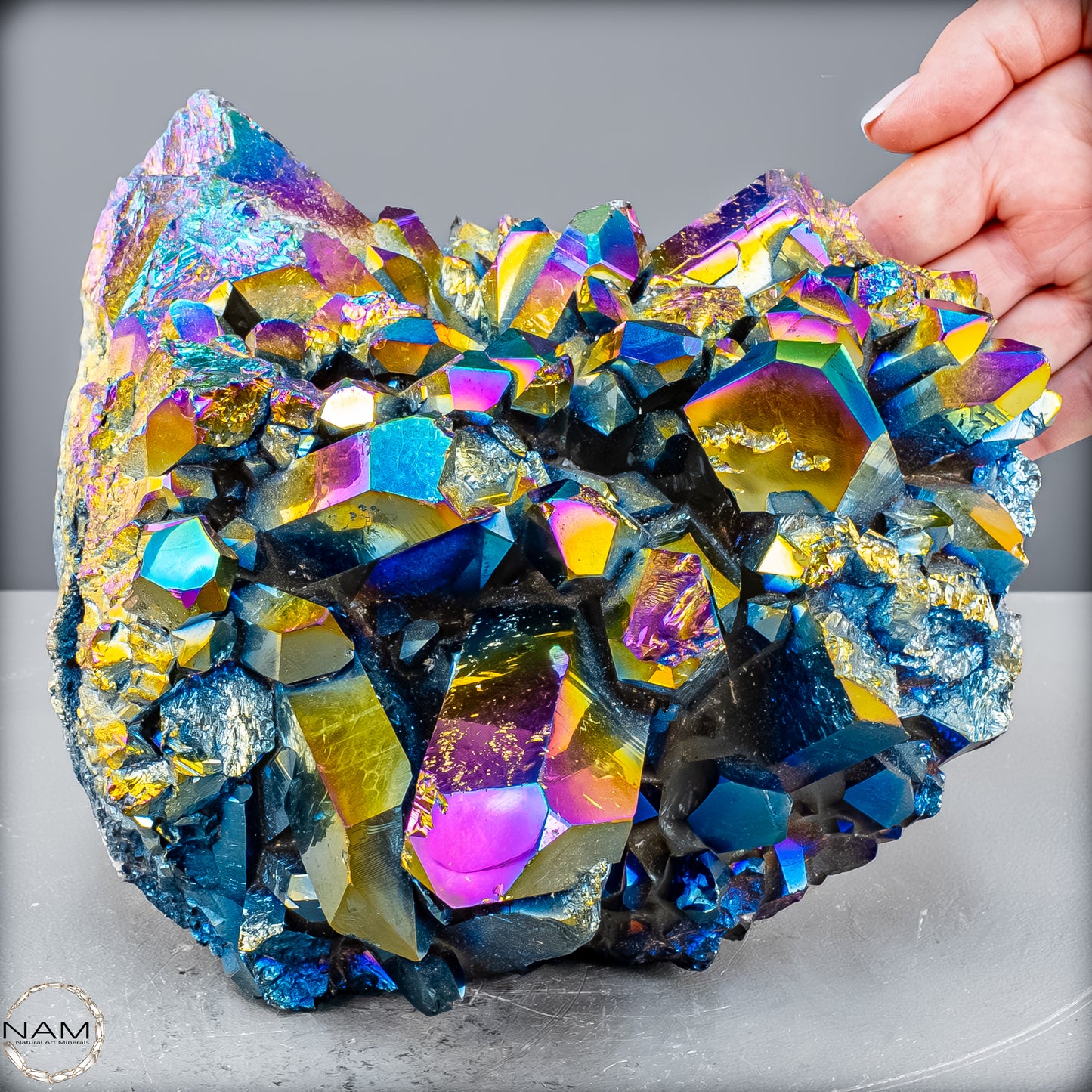 Titanium Aura Quarz – Schillernde Energie der Transformation – 4300,73 g