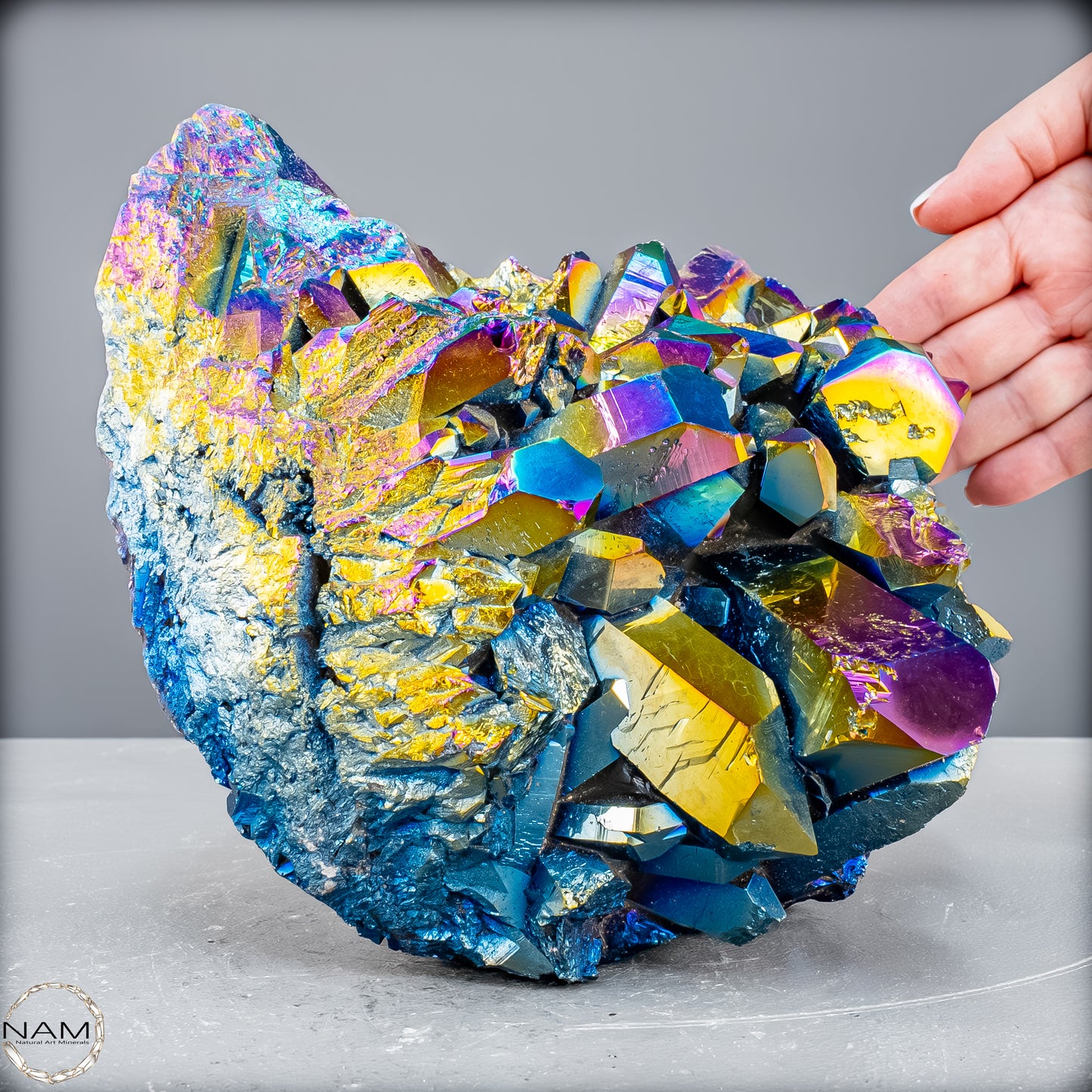 Titanium Aura Quarz – Schillernde Energie der Transformation – 4300,73 g