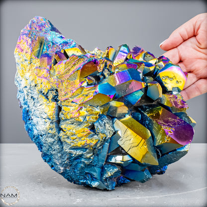 Titanium Aura Quarz – Schillernde Energie der Transformation – 4300,73 g