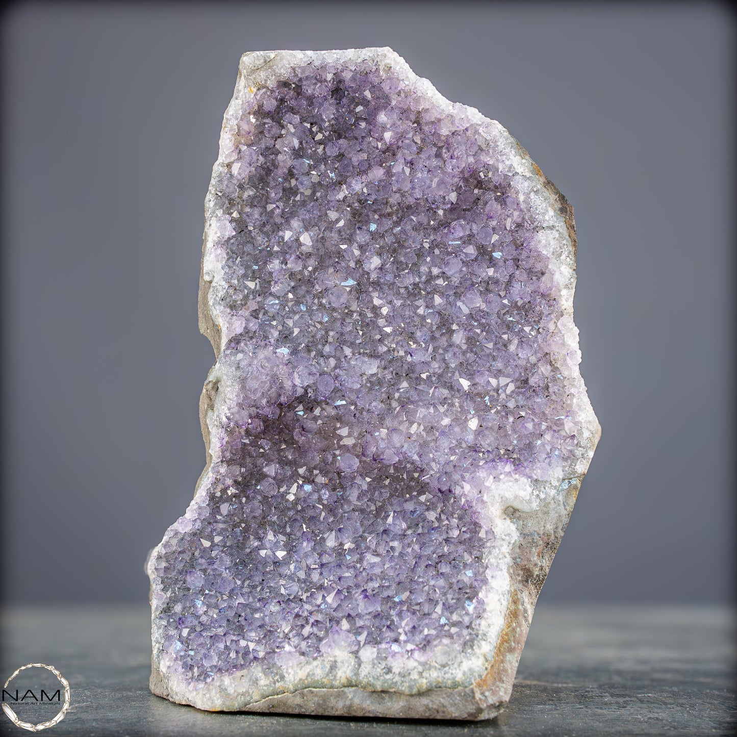 Natürliche Amethyst-Kristall Druse - 985,37g
