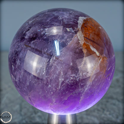 Natürliche Amethyst-Kristall Kugel, Brasilien - 688,07g - 79mm