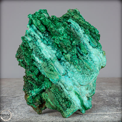 Natürliche Malachit und Chrysocolla Skulptur- 1085,71g