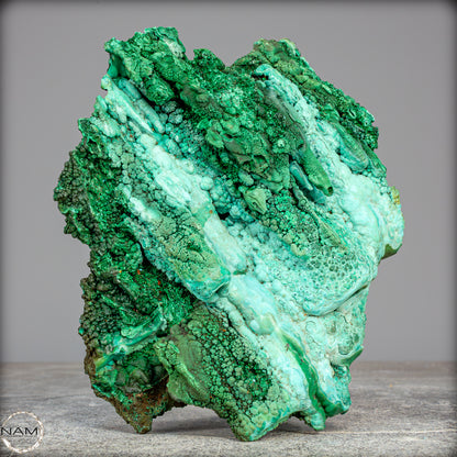 Natürliche Malachit und Chrysocolla Skulptur- 1085,71g