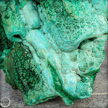 Natürliche Malachit und Chrysocolla Skulptur- 1085,71g