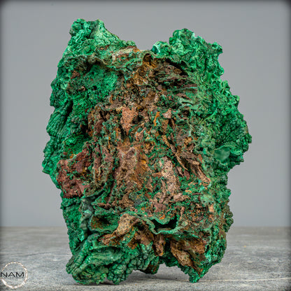 Natürliche Malachit und Chrysocolla Skulptur- 1085,71g