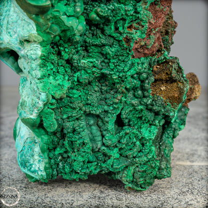 Natürliche Malachit und Chrysocolla Skulptur- 1085,71g