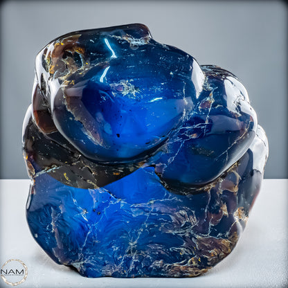 Naturlicher Blau-Roter Bernstein aus Indonesien - 6346,19 g