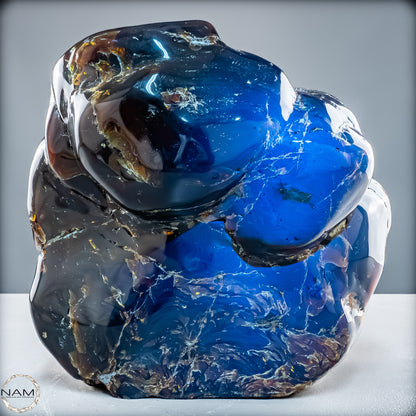 Naturlicher Blau-Roter Bernstein aus Indonesien - 6346,19 g