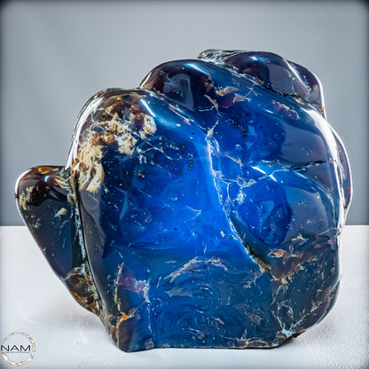 Naturlicher Blau-Roter Bernstein aus Indonesien - 6346,19 g