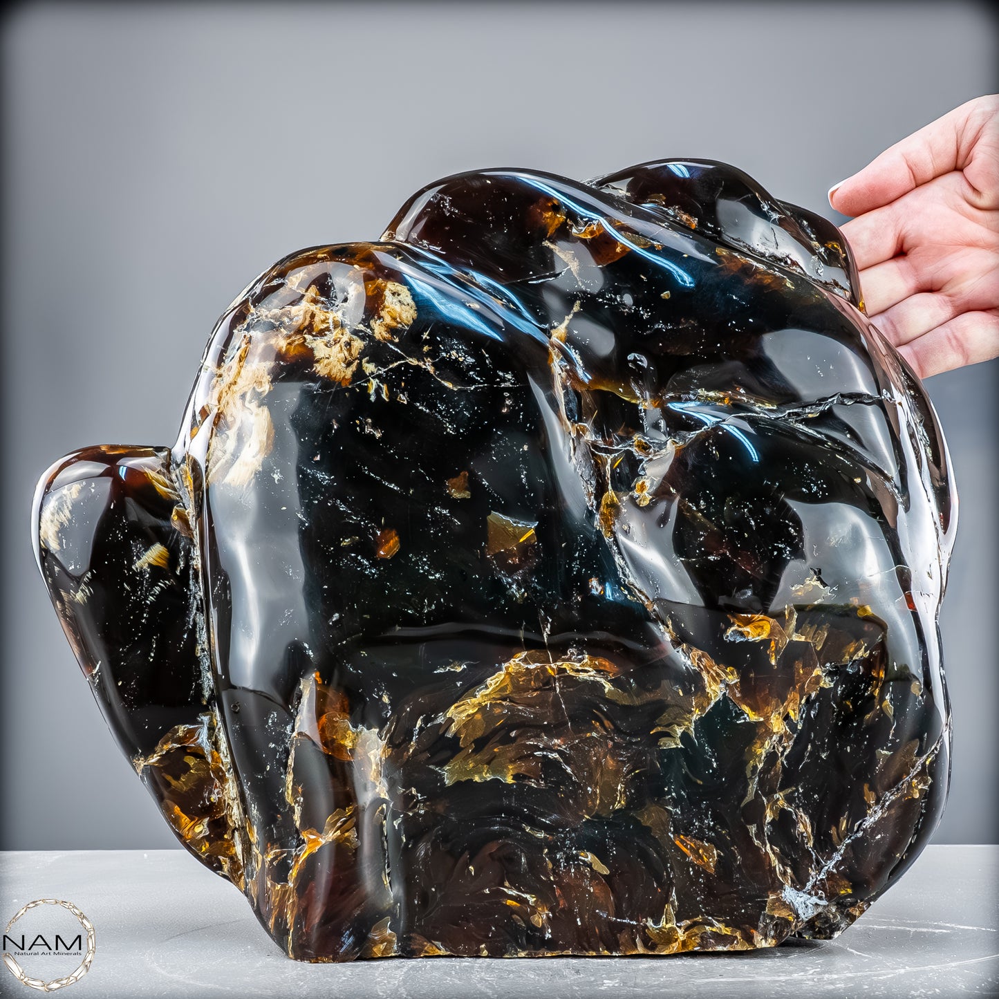 Naturlicher Blau-Roter Bernstein aus Indonesien - 6346,19 g