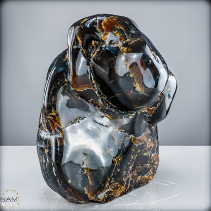 Naturlicher Blau-Roter Bernstein aus Indonesien - 6346,19 g