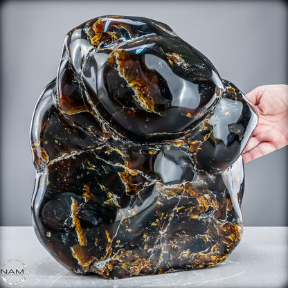 Naturlicher Blau-Roter Bernstein aus Indonesien - 6346,19 g