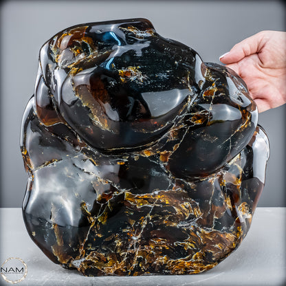 Naturlicher Blau-Roter Bernstein aus Indonesien - 6346,19 g