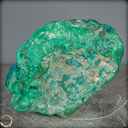 Natürlicher Botryoidaler Chrysokolla und Malachit, sehr selten - 11178,12g