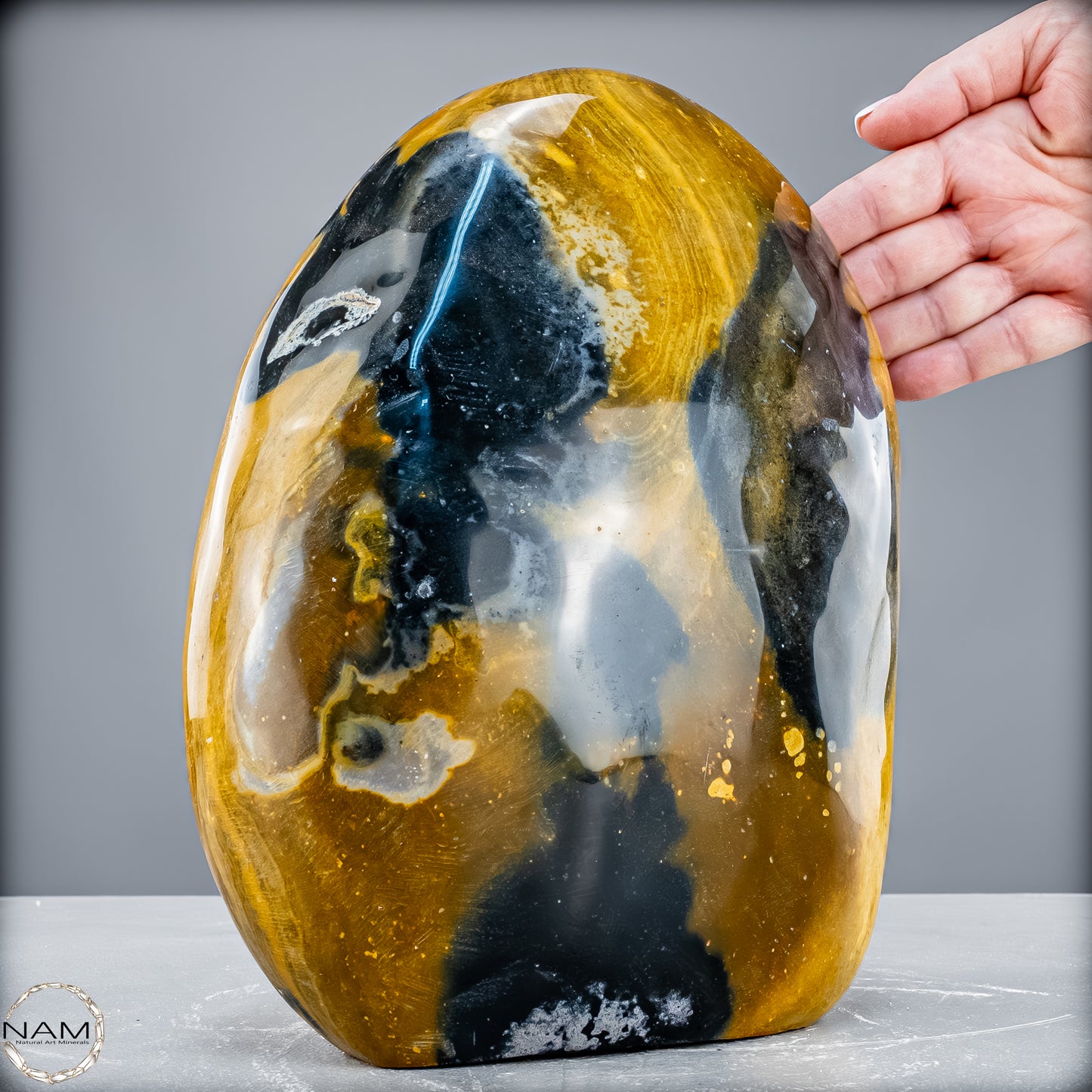 Natürliche Jaspis-Chalcedon Kristallfreiform - 6475,16 g