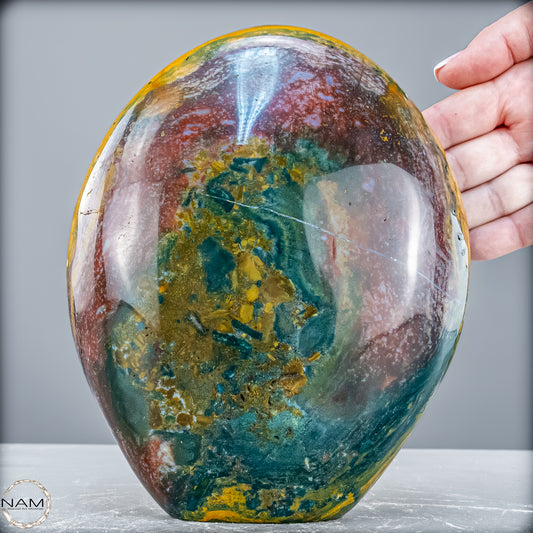 Natürliche Ozean-Jaspis Kristall-Freiform - 3361,54 g