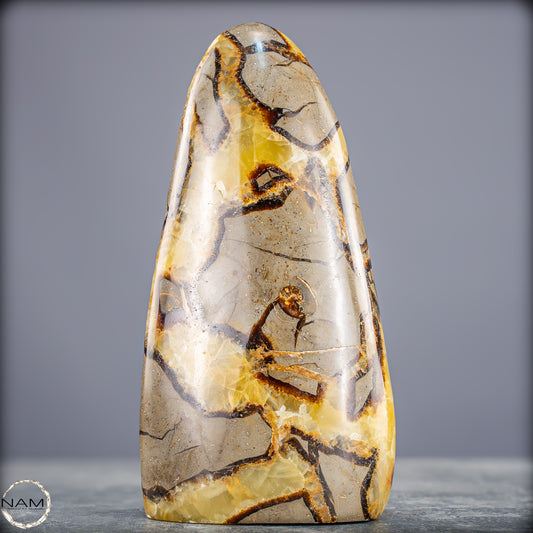 Natürliche Septarien-Kristall Freiform - 985,12g