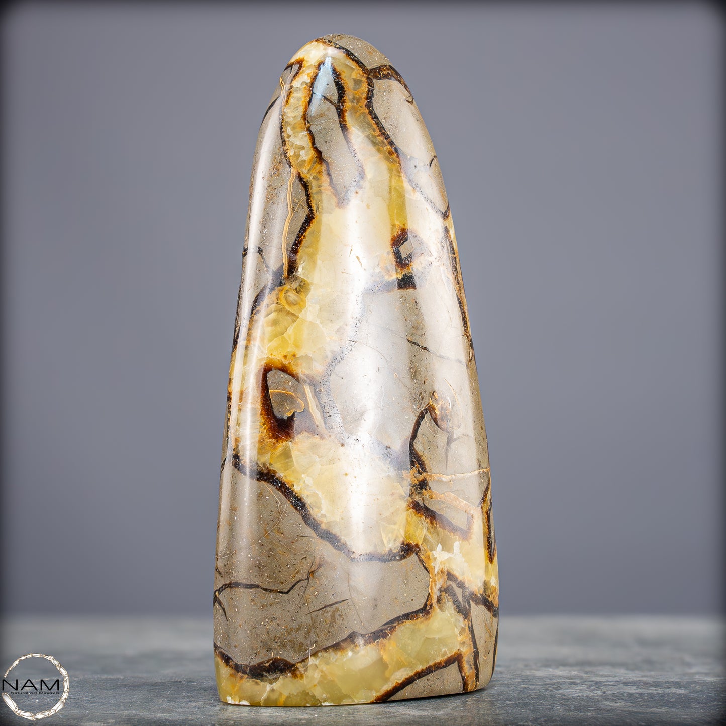 Natürliche Septarien-Kristall Freiform - 985,12g