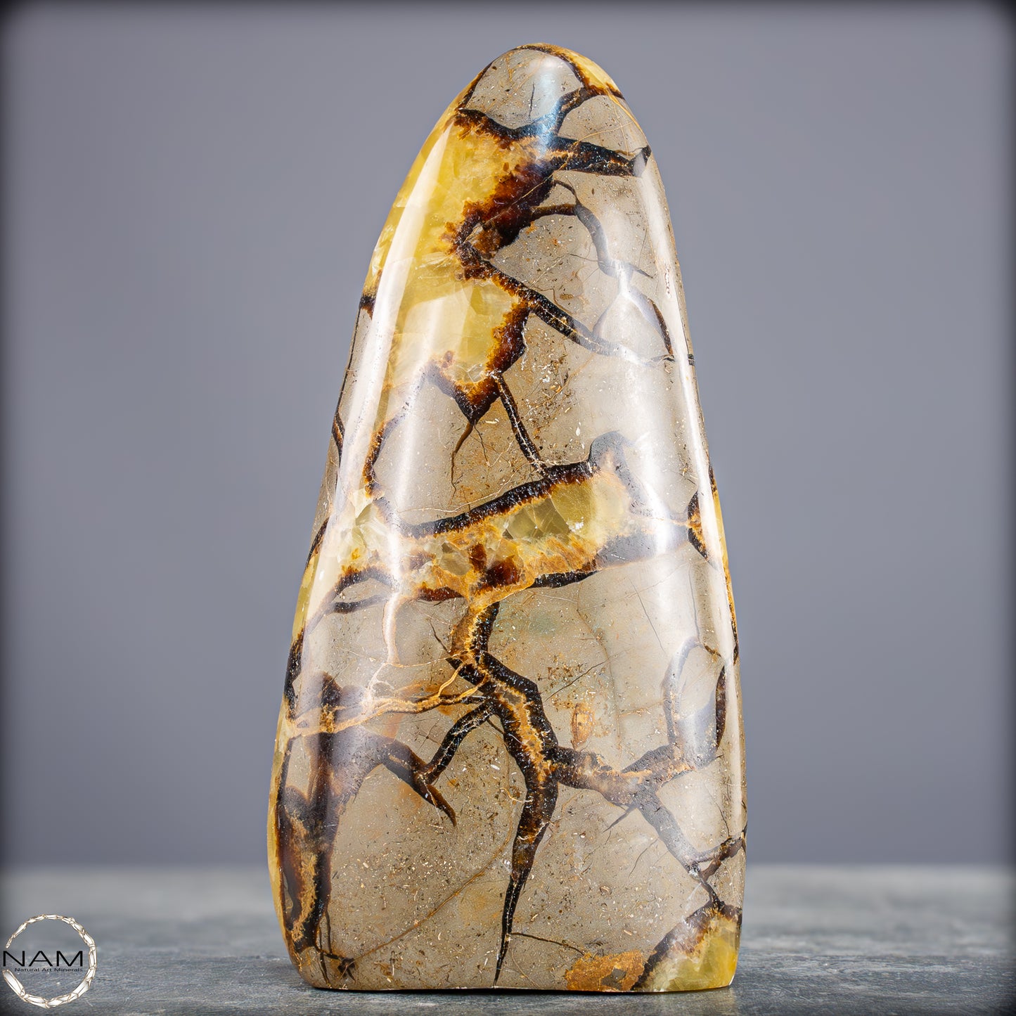 Natürliche Septarien-Kristall Freiform - 985,12g