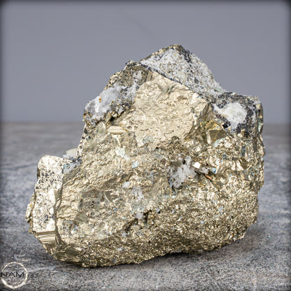Natürliche Pyrit, Quarz und Galena Kristallcluster - 1231,93g